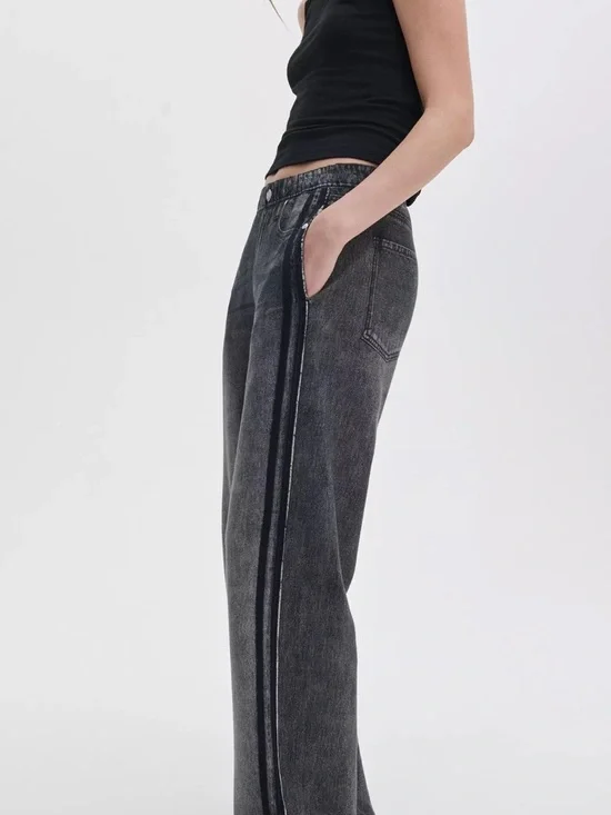 rb Miramar Wide-Leg Track Pants
Cotton Terry Washed Black - Picture 5 of 8